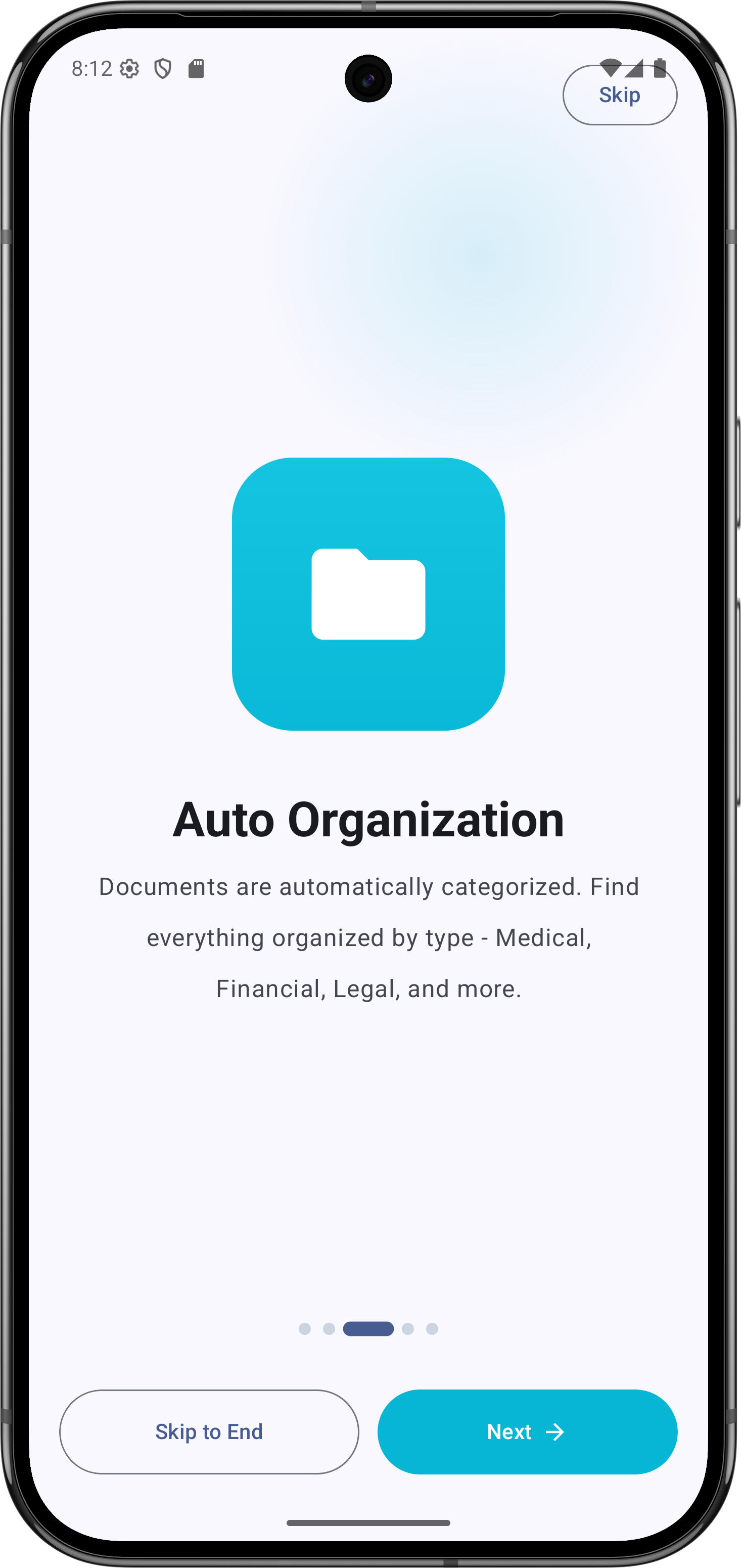 Kanzly OCR screen